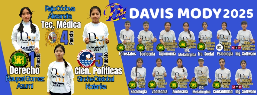 Egresados Davis Moody - Logros universitarios 2025